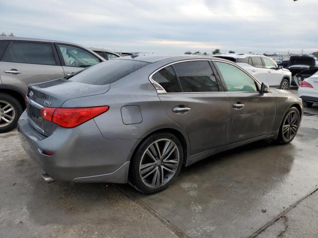 JN1CV7AR7GM250054 - 2016 INFINITI Q50 BASE GRAY photo 3