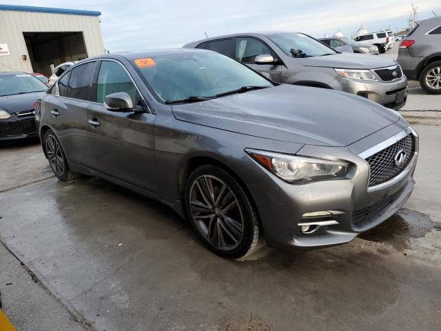 JN1CV7AR7GM250054 - 2016 INFINITI Q50 BASE GRAY photo 4