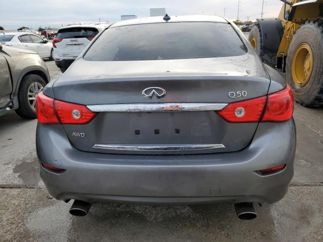 JN1CV7AR7GM250054 - 2016 INFINITI Q50 BASE GRAY photo 6