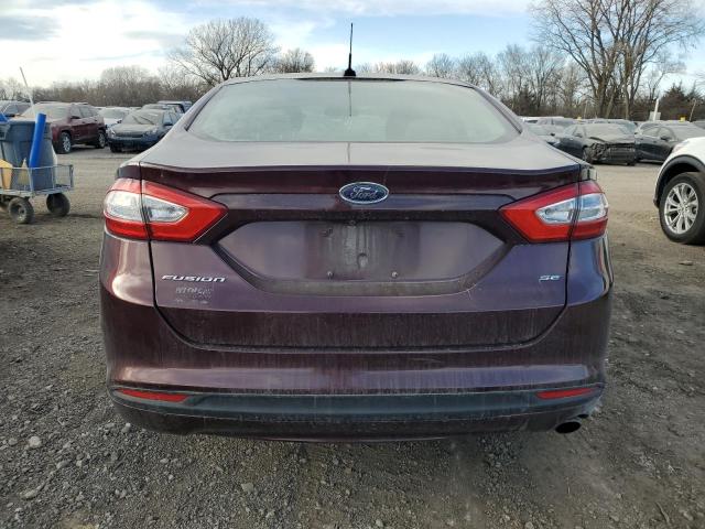 3FA6P0H7XDR108239 - 2013 FORD FUSION SE PURPLE photo 6