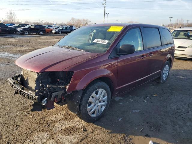 2C4RDGBG5JR188309 - 2018 DODGE GRAND CARA SE RED photo 1