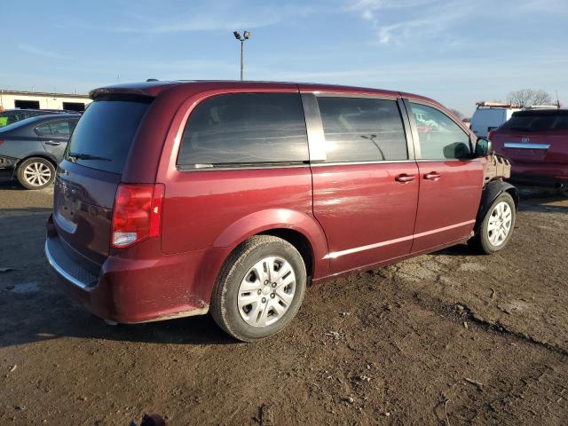 2C4RDGBG5JR188309 - 2018 DODGE GRAND CARA SE RED photo 3