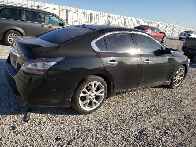 1N4AA5AP0CC863187 - 2012 NISSAN MAXIMA S BLACK photo 3