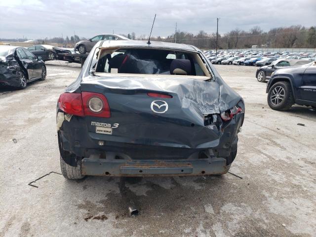 JM1BK12F851270962 - 2005 MAZDA 3 I GRAY photo 6