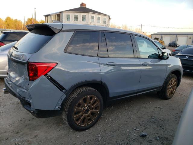 5FNYF8H54PB022496 - 2023 HONDA PASSPORT EXL ლურჯი ფოტო 3