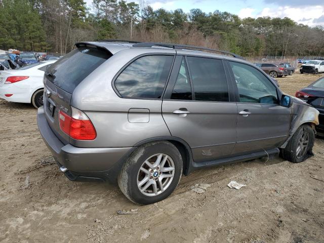 5UXFA13515LY02596 - 2005 BMW X5 3.0I GRAY photo 3