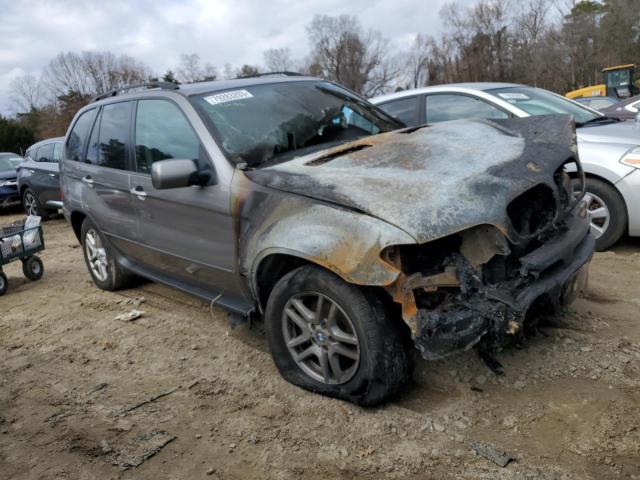 5UXFA13515LY02596 - 2005 BMW X5 3.0I GRAY photo 4