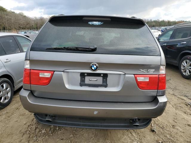 5UXFA13515LY02596 - 2005 BMW X5 3.0I GRAY photo 6