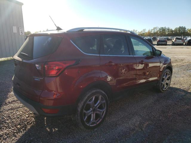 1FMCU9J92KUB97912 - 2019 FORD ESCAPE TITANIUM RED photo 3