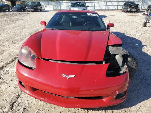 1G1YY24U555102076 - 2005 CHEVROLET CORVETTE RED photo 5