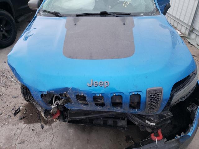 1C4PJMBX4MD181731 - 2021 JEEP CHEROKEE TRAILHAWK ლურჯი ფოტო 12