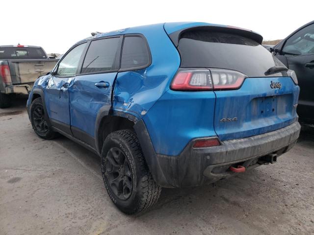 1C4PJMBX4MD181731 - 2021 JEEP CHEROKEE TRAILHAWK BLUE photo 2