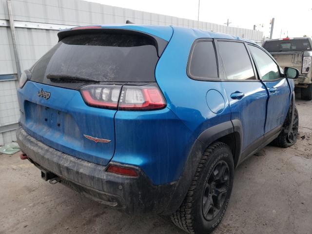 1C4PJMBX4MD181731 - 2021 JEEP CHEROKEE TRAILHAWK ლურჯი ფოტო 3