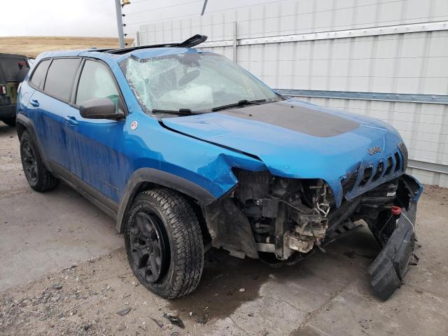 1C4PJMBX4MD181731 - 2021 JEEP CHEROKEE TRAILHAWK BLUE photo 4