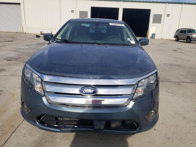 3FAHP0HA0CR246827 - 2012 FORD FUSION SE BLUE photo 5