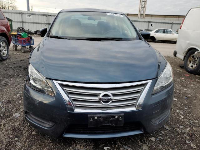 3N1AB7AP0FY236782 - 2015 NISSAN SENTRA S BLUE photo 5