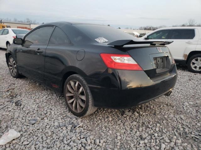 2HGFG21539H704876 - 2009 HONDA CIVIC SI BLACK photo 2