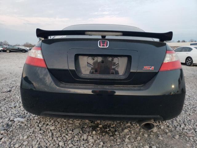 2HGFG21539H704876 - 2009 HONDA CIVIC SI BLACK photo 6