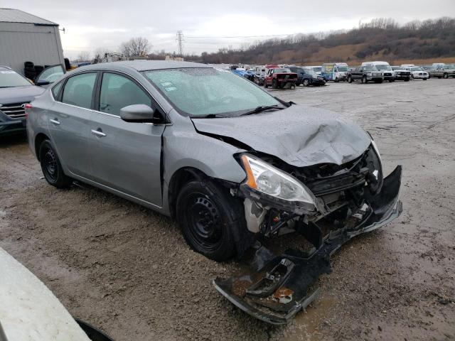 3N1AB7AP8EY334327 - 2014 NISSAN SENTRA S SILVER photo 4