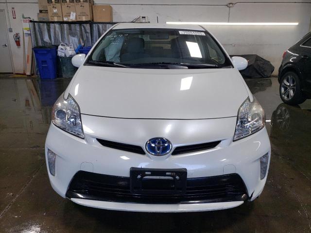 JTDKN3DU7E0365906 - 2014 TOYOTA PRIUS WHITE photo 5