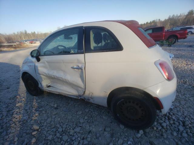 3C3CFFDR3DT749752 - 2013 FIAT 500 POP WHITE photo 2