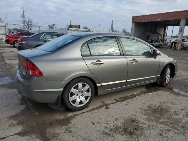 1HGFA165X6L121109 - 2006 HONDA CIVIC LX GRAY photo 3