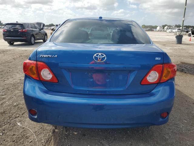 2T1BU4EE0AC238141 - 2010 TOYOTA COROLLA BASE BLUE photo 6