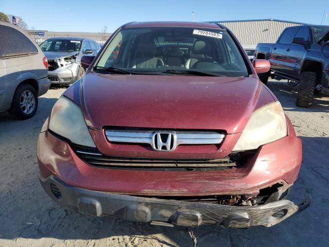 5J6RE48729L022430 - 2009 HONDA CR-V EXL BURGUNDY photo 5