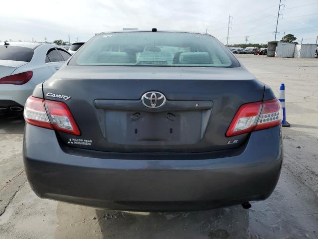 4T1BF3EK7BU775633 - 2011 TOYOTA CAMRY BASE GRAY photo 6