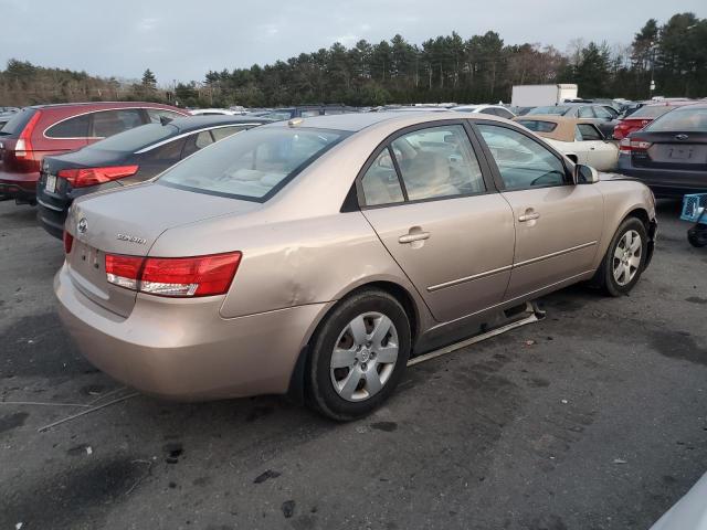 5NPET46C08H392143 - 2008 HYUNDAI SONATA GLS GOLD photo 3