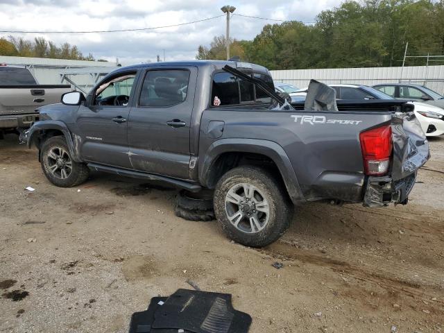 5TFAZ5CN0GX016828 - 2016 TOYOTA TACOMA DOUBLE CAB GRAY photo 2