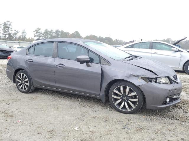2HGFB2F91FH503502 - 2015 HONDA CIVIC EXL ნაცრისფერი ფოტო 4