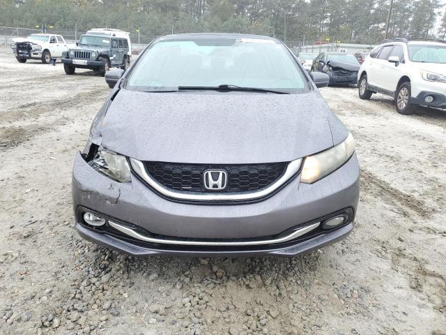 2HGFB2F91FH503502 - 2015 HONDA CIVIC EXL ნაცრისფერი ფოტო 5