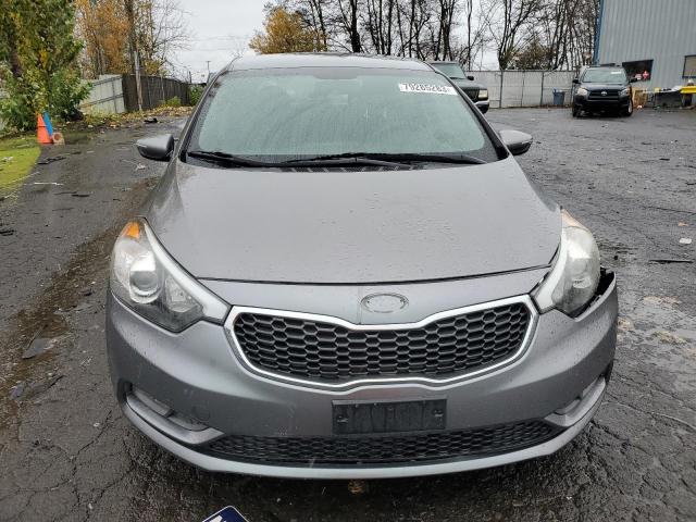 KNAFK5A89G5648453 - 2016 KIA FORTE LX GRAY photo 5