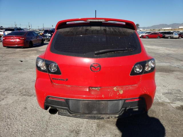 JM1BK34L671656006 - 2007 MAZDA SPEED 3 RED photo 6