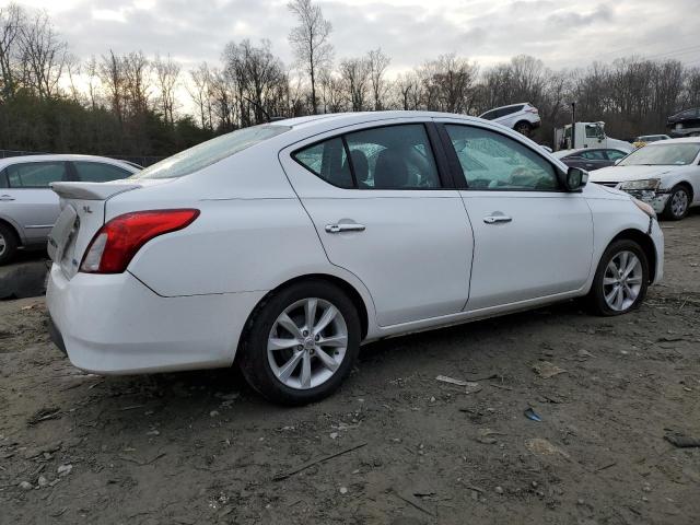 3N1CN7AP6FL822030 - 2015 NISSAN VERSA S WHITE photo 3