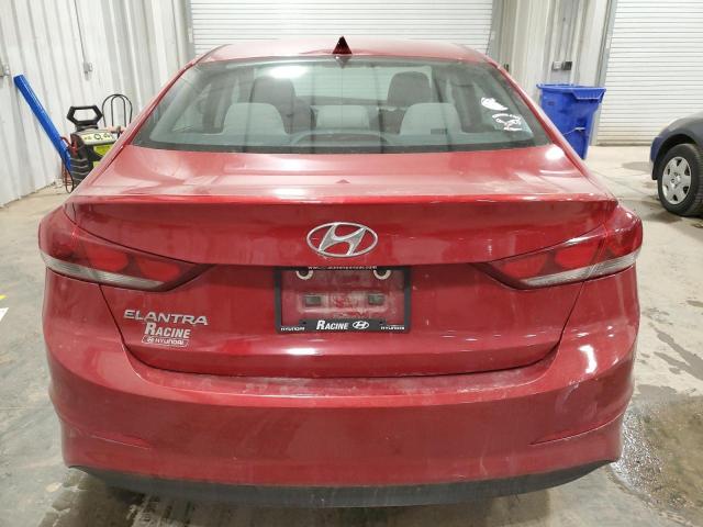 KMHD84LF5HU166077 - 2017 HYUNDAI ELANTRA SE BURGUNDY photo 6