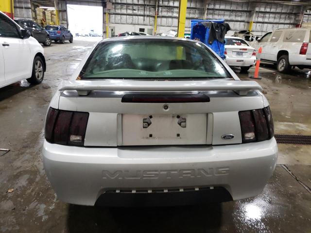 1FAFP40452F144407 - 2002 FORD MUSTANG GRAY photo 6