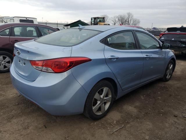 KMHDH4AE6BU097207 - 2011 HYUNDAI ELANTRA GLS BLUE photo 3