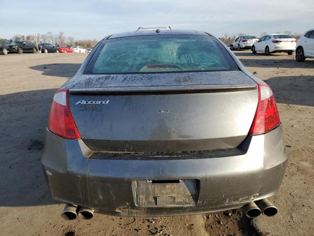 1HGCS22849A002378 - 2009 HONDA ACCORD EXL GRAY photo 6