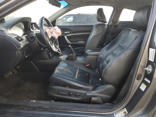 1HGCS22849A002378 - 2009 HONDA ACCORD EXL GRAY photo 7