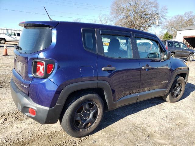 ZACCJAAB4HPF60254 - 2017 JEEP RENEGADE SPORT BLUE photo 3