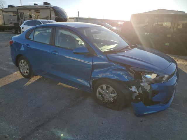 3KPA24AD9PE625361 - 2023 KIA RIO LX BLUE photo 4