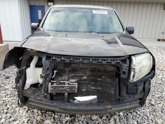 5FNYF4H24AB007390 - 2010 HONDA PILOT LX BLACK photo 5