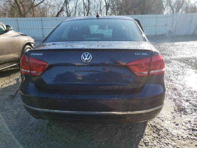 1VWCV7A33FC068474 - 2015 VOLKSWAGEN PASSAT SEL BLUE photo 6