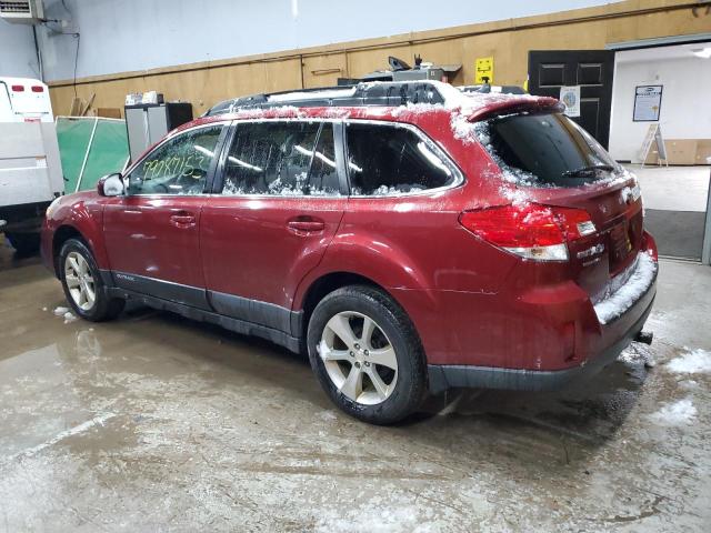 4S4BRBKC3D3256764 - 2013 SUBARU OUTBACK 2.5I LIMITED RED photo 2