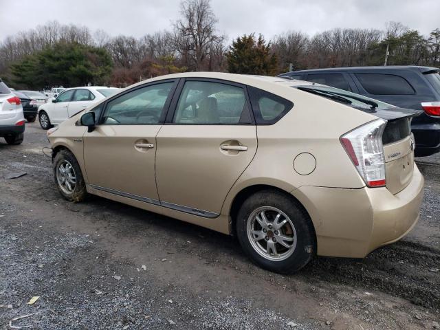 JTDKN3DU6B1432985 - 2011 TOYOTA PRIUS GOLD photo 2