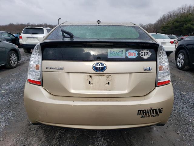 JTDKN3DU6B1432985 - 2011 TOYOTA PRIUS GOLD photo 6