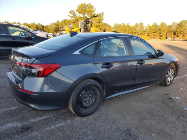 2HGFE2F29NH518581 - 2022 HONDA CIVIC LX GRAY photo 3