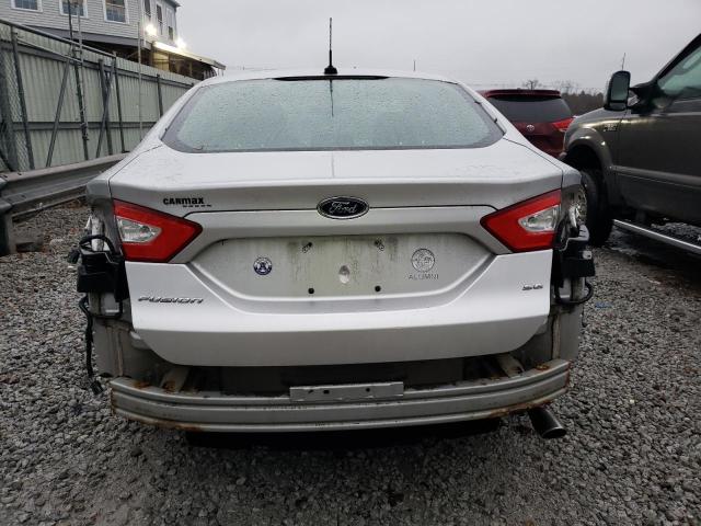 3FA6P0H71ER348278 - 2014 FORD FUSION SE GRAY photo 6